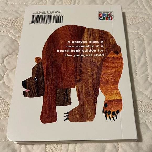 👻Eric Carle Books. Brown Bear What Do You See and The Very Hungry Caterpillar - Picture 3 of 7